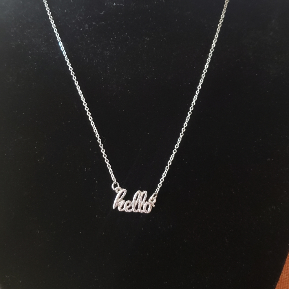 Hello Necklace